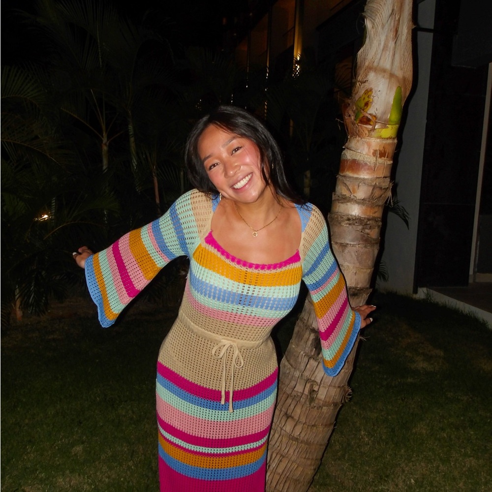 Vici x Cindy Colorful Knit Dress